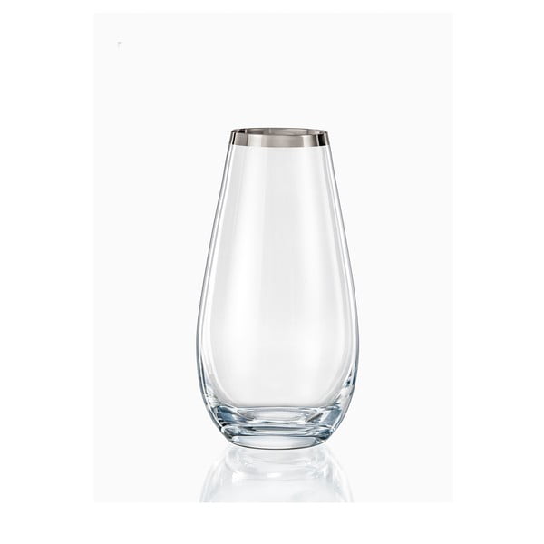 Steklena vaza Crystalex Frost, višina 13 cm