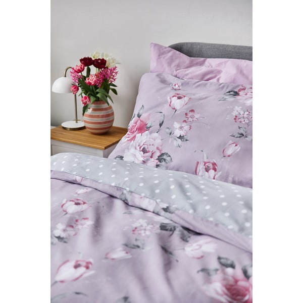 Roza bombažna posteljnina Bonami Selection Belle, 200 x 220 cm-image-4