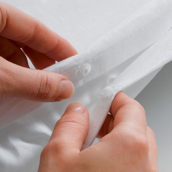 Antracitno siva enojna bombažna posteljnina 140x200 cm Lina – douceur d'intérieur-image-1