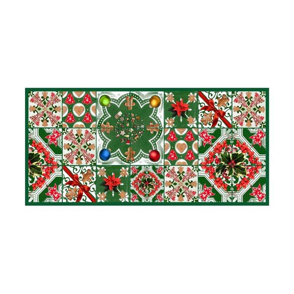 Crido Consulting Božični mozaik kopalne brisače, 170 x 80 cm-image-1