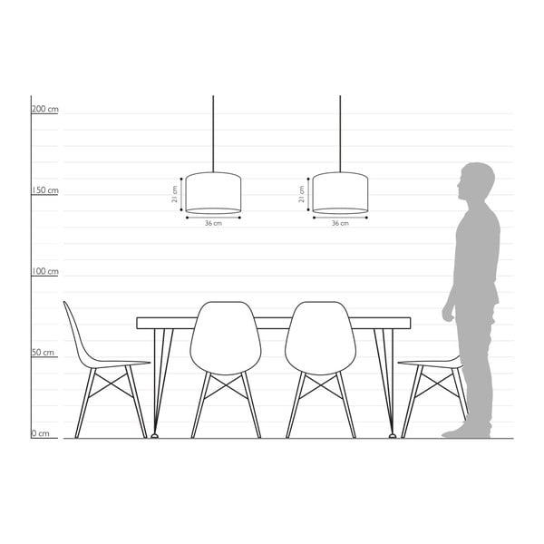 Črna dvojna viseča svetilka z zlato notranjostjo Sotto Luce Mika, ⌀ 36 cm-image-4
