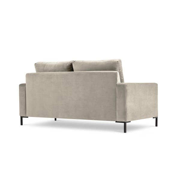 Bež žametna zofa Interieurs 86 Seine, 158 cm-image-3