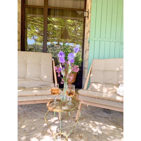 Svetlo rjav vrtni fotelj Boogie – Karup Design-image-1