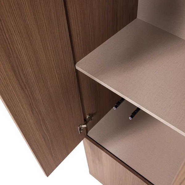 Modularna omara v temni naravni barvi 54x215 cm Build – WOOOD-image-4