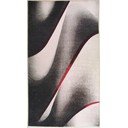 Belo-črna pralna preproga 180x120 cm - Vitaus