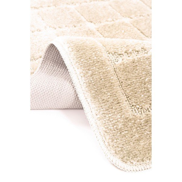 Kremno bele kopalniške preproge v kompletu 2 ks 50x80 cm Kareli – Foutastic-image-3