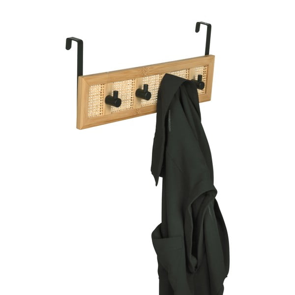 Obešalnik za vrata iz ratana 33 cm Allegre - Wenko-image-3