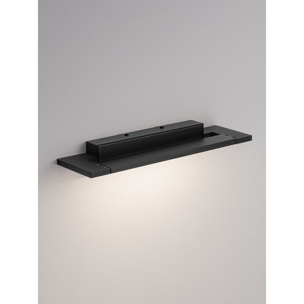 Mat črna aluminijasta LED stenska svetilka Livo – Nova Luce-image-3