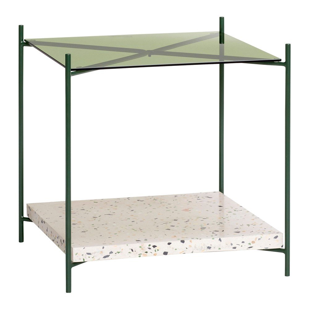 Steklena stranska mizica 42x42 cm Niche