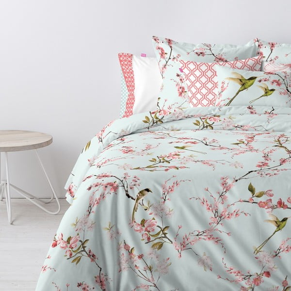 Bombažna prevleka za prešito odejo Happy Friday Basic Chinoiserie, 140 x 200 cm-image-1