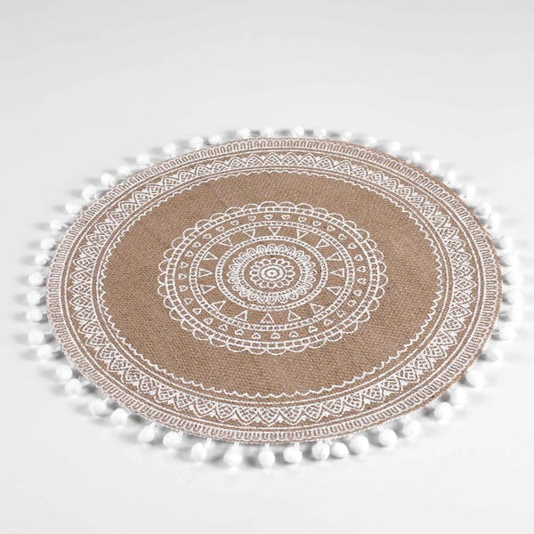 Pogrinjek iz jute ø 38 cm Renata – douceur d'intérieur
