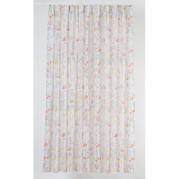 Bela prosojna zavesa 500x260 cm Corsa – Mendola Fabrics-image-1