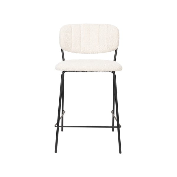 Beli barski stoli v kompletu 2 kos 89 cm Jolien - White Label-image-2