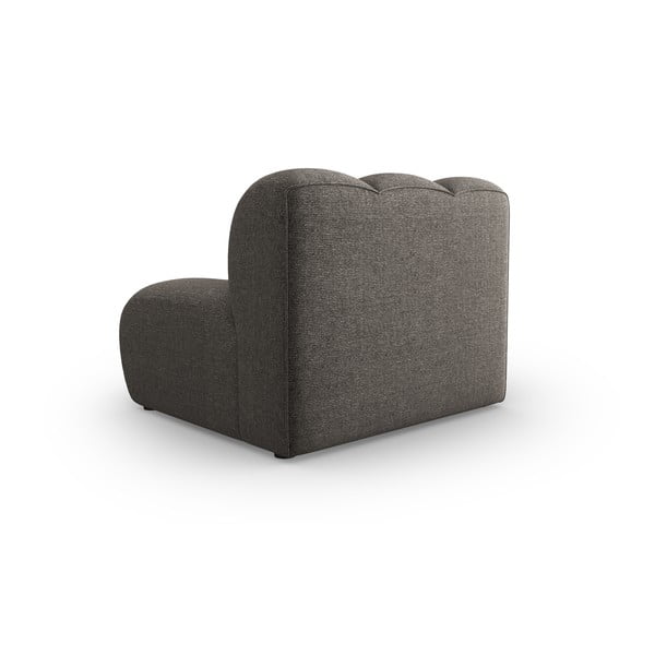 Temno siv modul za sedežno garnituro (sredinski modul) Lupine – Micadoni Home-image-3