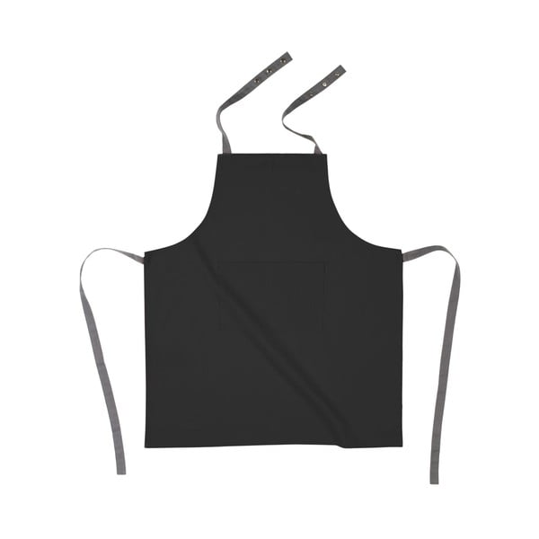 Kuhinjski predpasnik iz črnega bombaža Tiseco Home Studio