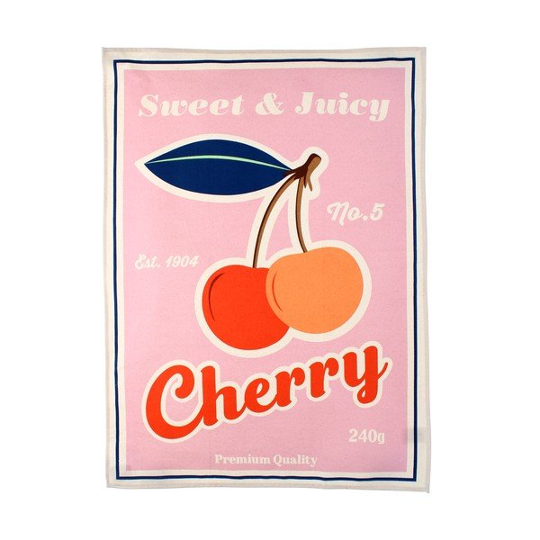Bombažna kuhinjska krpa 70x50 cm Cherry – Rex London