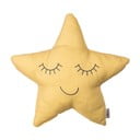 Rumena otroška okrasna blazina Mike & Co. NEW YORK PillowToy Star, 35 x 35 cm