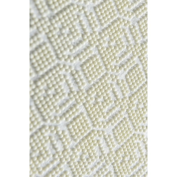 Kremno bela kopalniška preproga 40x60 cm Blue Eyes – Foutastic-image-2