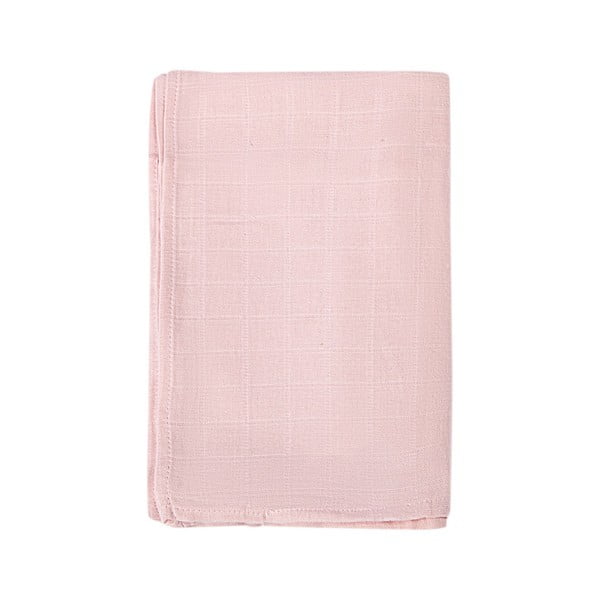Rožnata bombažna otroška odeja 120x120 cm Bebemarin – Mijolnir