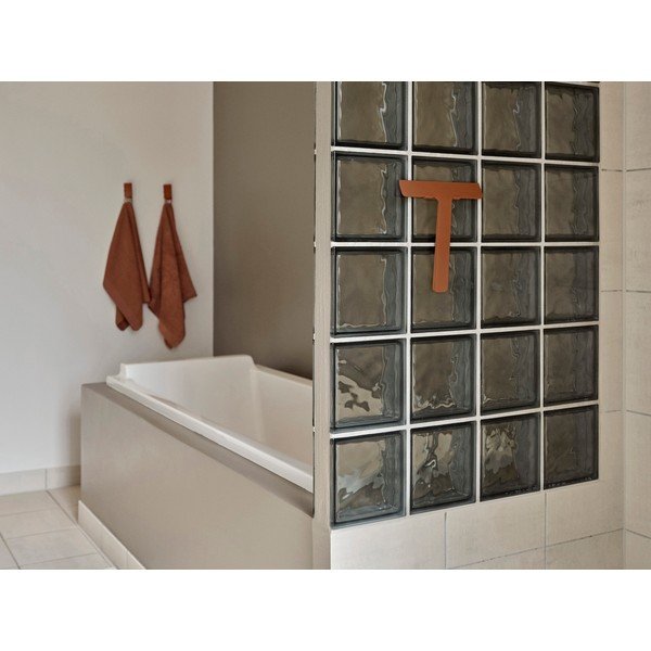 Oranžna/rjava bombažna brisača 50x100 cm Terracotta – Zone-image-1