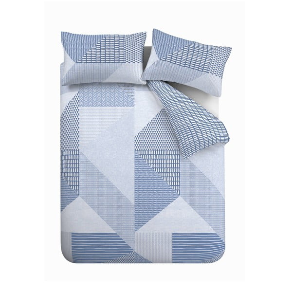 Modra posteljnina 200x135 cm Larsson Geo - Catherine Lansfield