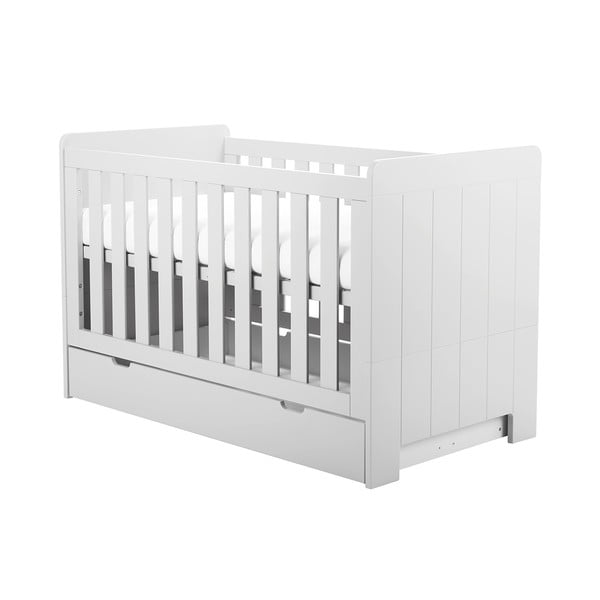 Bela otroška posteljica Pinio Calmo, 140 x 70 cm-image-1