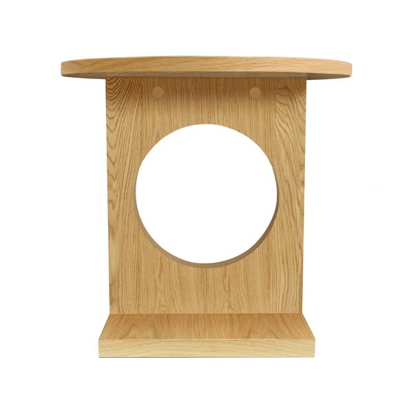 Stranska mizica v hrastovem dekorju Woodman Bau-image-2