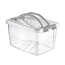 Plastična škatla za shranjevanje s pokrovom 35x26x21,5 cm Multi Hand – Orion