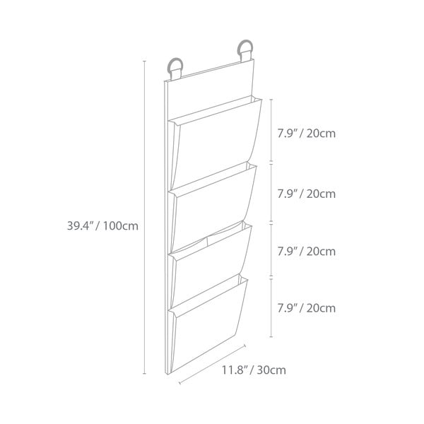 Bež viseči organizator Bigso Box of Sweden Hang-image-3