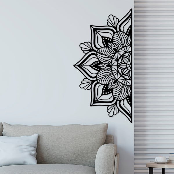 Kovinska stenska dekoracija 118x59 cm Mandala – Wallity-image-2
