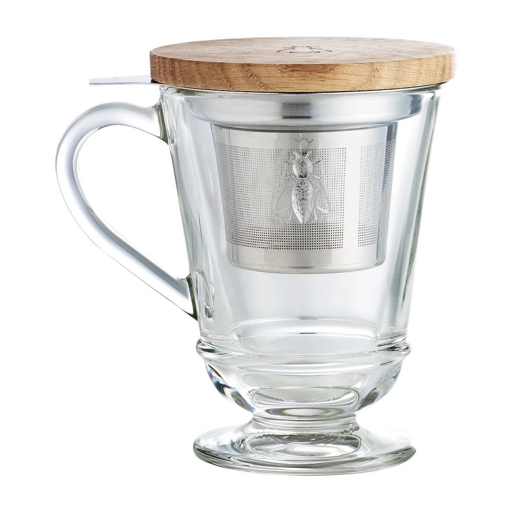 Steklena skodelica s cedilom 270 ml Abeille