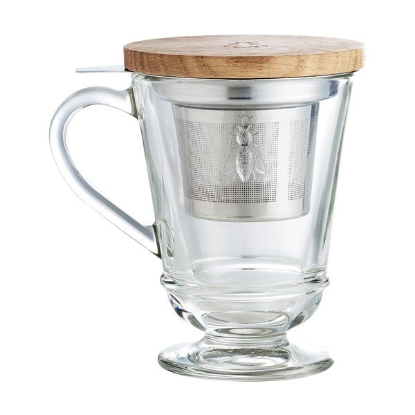 Steklena skodelica s cedilom 270 ml Abeille – La Rochére