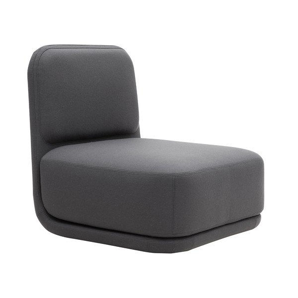 Temno siv fotelj Softline Standby Medium-image-2