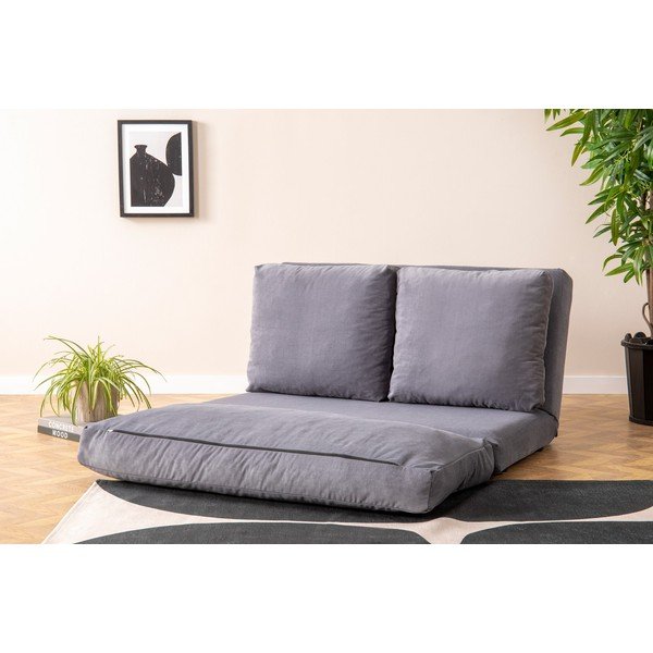 Siva raztegljiva sedežna garnitura 120 cm Taida – Balcab Home-image-1