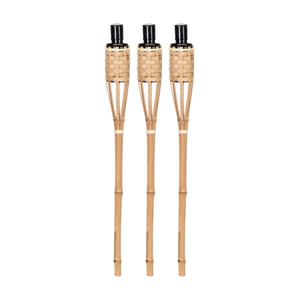 Komplet 3 bambusovih bakel Esschert Design, višina 62,6 cm-image-1