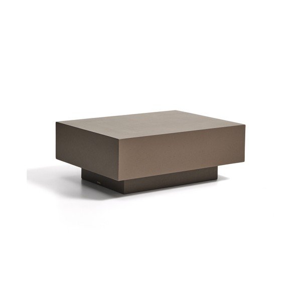Betonska vrtna klubska mizica 60x80 cm Rustella – Kave Home