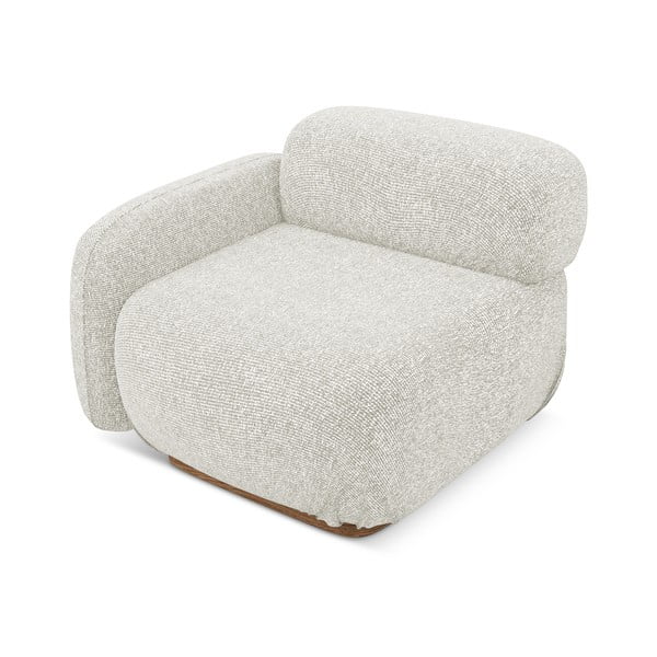 Kremno bel modul za sedežno garnituro (levi kot) Ailani – Makamii-image-2