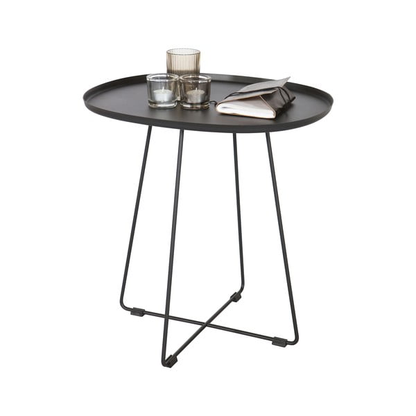 Črna stranskih mizica WOOOD Otis Luna-image-2