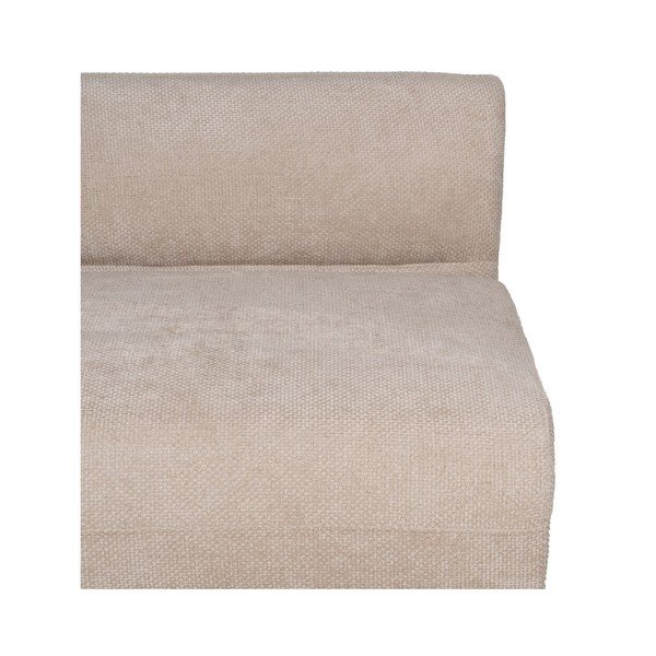 Bež sedežna garnitura iz šenilje levi kot 199 cm Minimal – Ixia-image-4