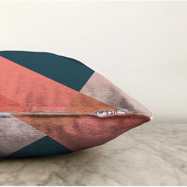 Prevleka za vzglavnik iz mešanice bombaža Minimalist Cushion Covers Triangles, 55 x 55 cm-image-1