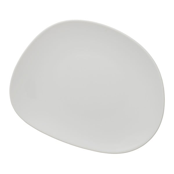 Bel porcelanast desertni krožnik Villeroy & Boch Like Organic, 21 cm