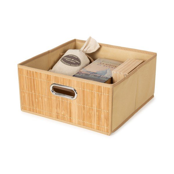 Košara iz bambusa 31x31x15 cm Anji – Compactor