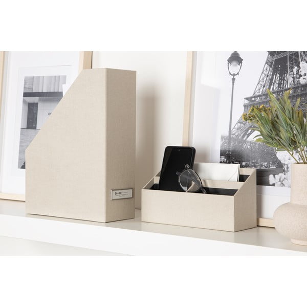 Kartonasti organizatorji v kompletu 4 ks Hugo Canvas Paper Laminate – Bigso-image-1