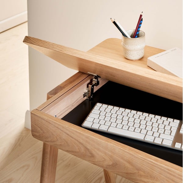 Pisalna miza s hrastovim vrhom 110x55,5 cm Home - Hammel Furniture-image-4