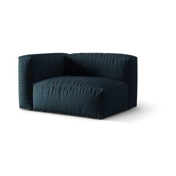 Temno moder modul za sedežno garnituro (levi kot) Martina – Micadoni Home-image-1
