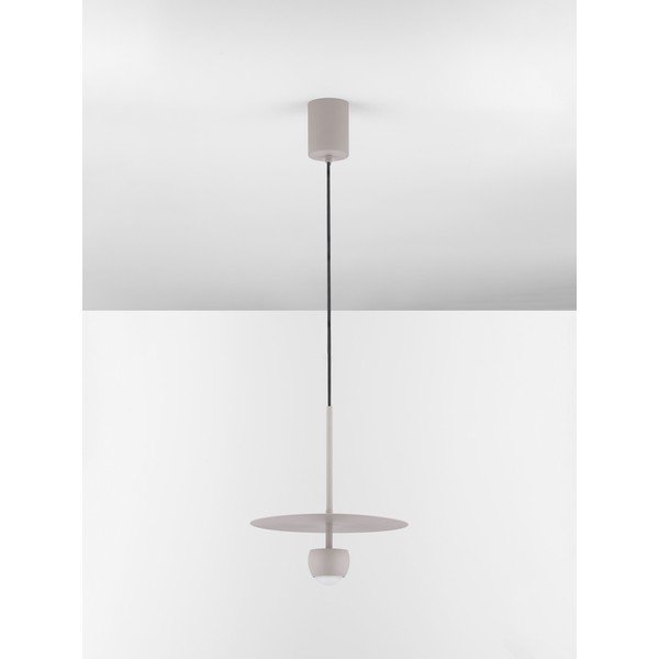 Bež aluminijasta LED viseča svetilka ø 30 cm Edem – Nova Luce-image-3