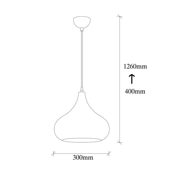 Črna viseča svetilka Opviq lights Sağlam-image-3
