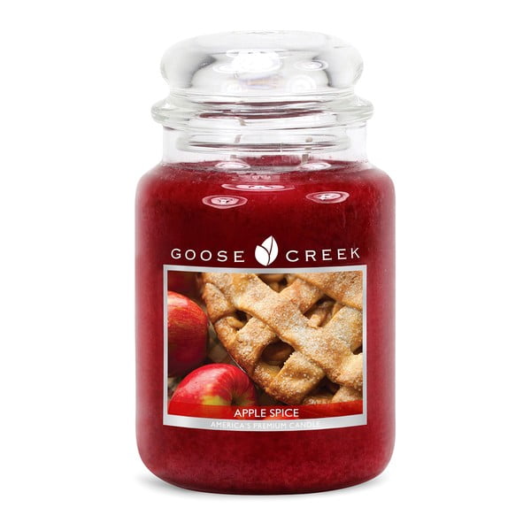 Dišeča sveča v steklenem kozarcu Goose Creek Apple Spice, 150 ur gorenja