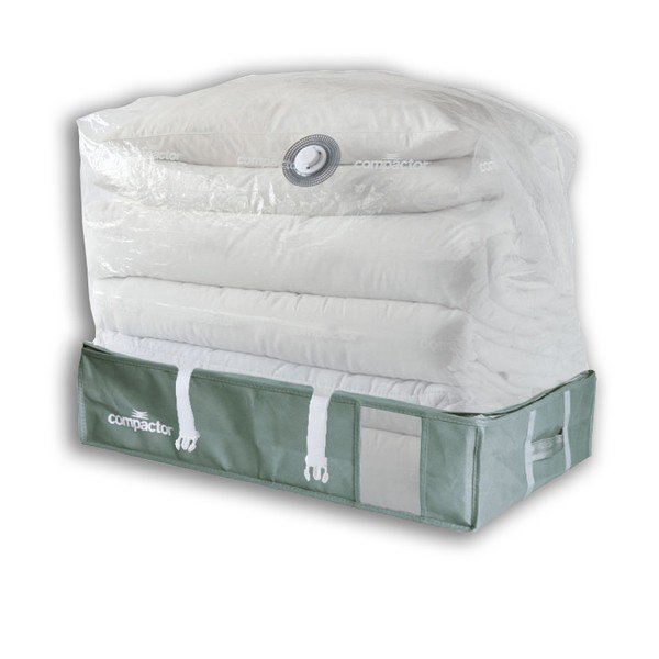 Zelena škatla za shranjevanje z vakuumsko vrečo Compactor XXL Green Edition 3D Vacuum Bag-image-1