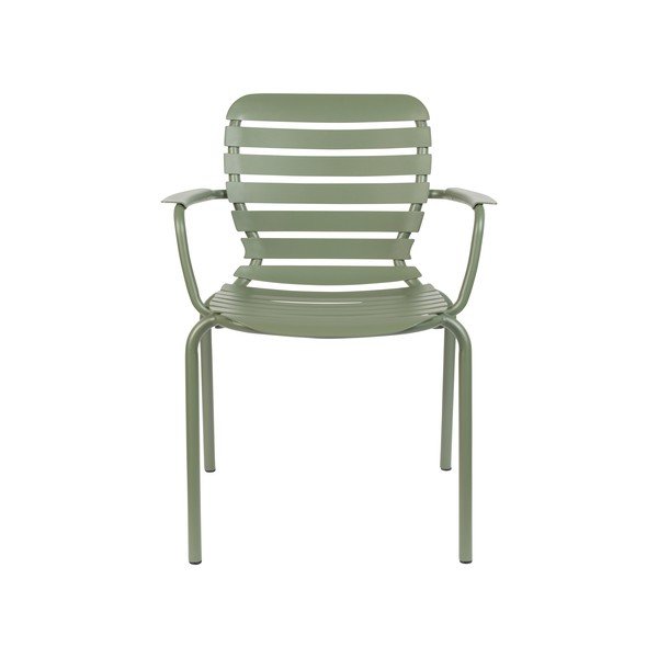 Svetlo zeleni kovinski vrtni stoli v kompletu 2 ks Vondel – Zuiver